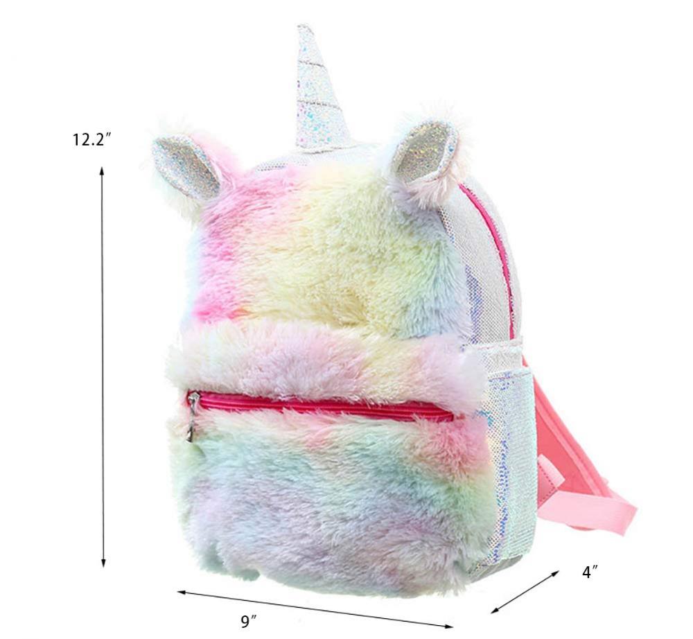 Mini 3d Unicorn Plush Backpack 2