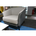 Comfortable Leather Sofa Italian arcuate comfortable 3 seater sofa Factory