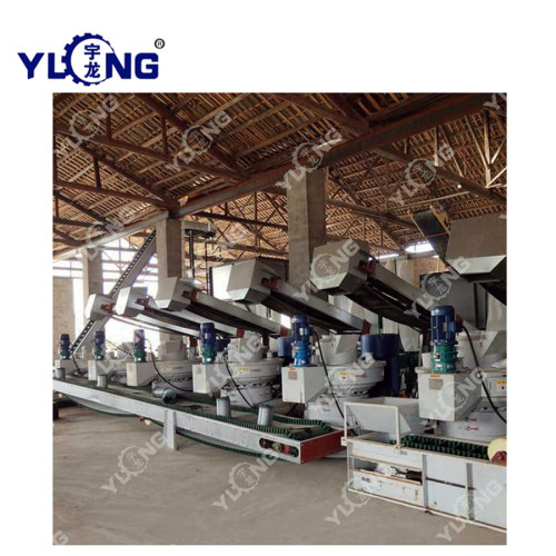 Máquina de fabricación de pellets de biomasa de álamo 220kw