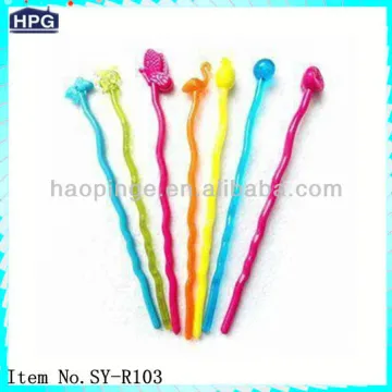 Clear Cocktail Plastic Bar Stirrer