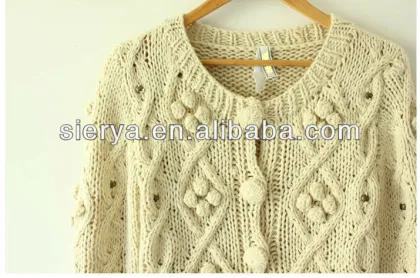 lady's thick winter fashion sweater