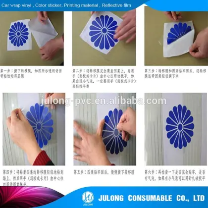 Multifunctional clear transfer film self-adhesive clear plastic film transfer paper made in China