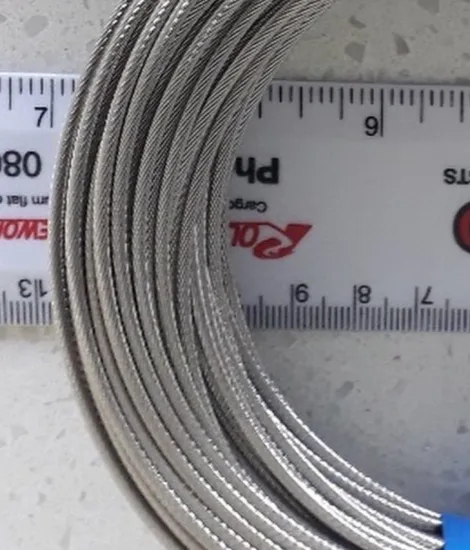 6X19/37 stainless steel wire rope 1-1/8in 304