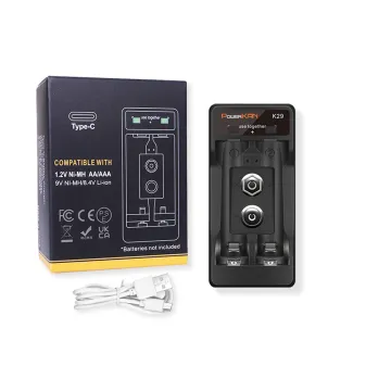 K29 Smart Charger for Ni-MH and Li-Ion Rechargeable Batteries