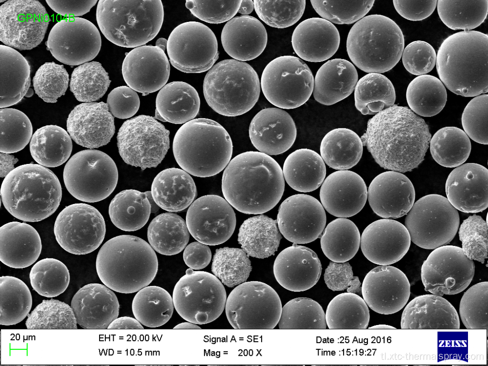 Cemented carbide nickel based alloy timpla ng PTA powder