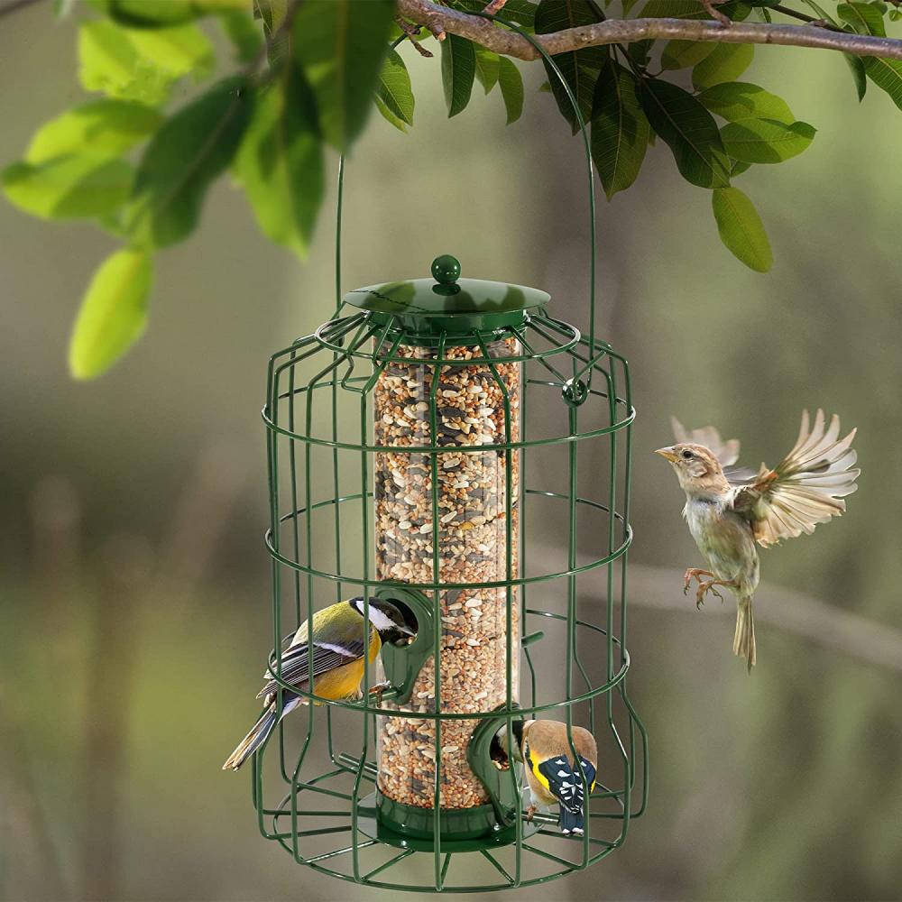 Tubo de acero de grado premium Alimentador de aves silvestres