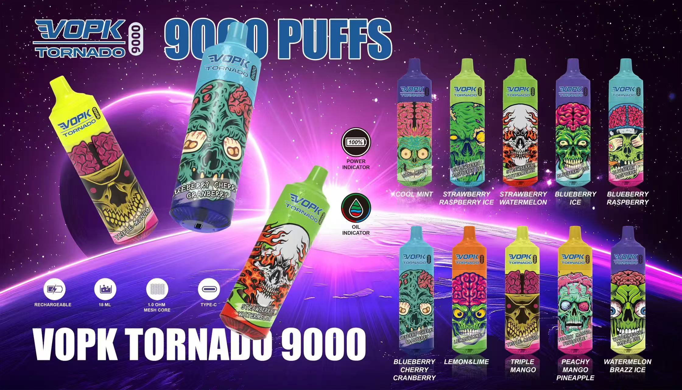 Tornado 9k puffs flavors Tornado 9k puffs flavors