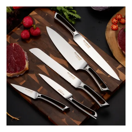 Professional New Hollow Handle Stainless Steel Fruit & Chef Knife Set: High Quality Cutlery for Kitchen Use