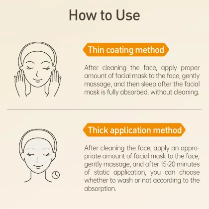 Mask family Brightening Skin Tone Cream Moisturizing Sleeping Mask 90g