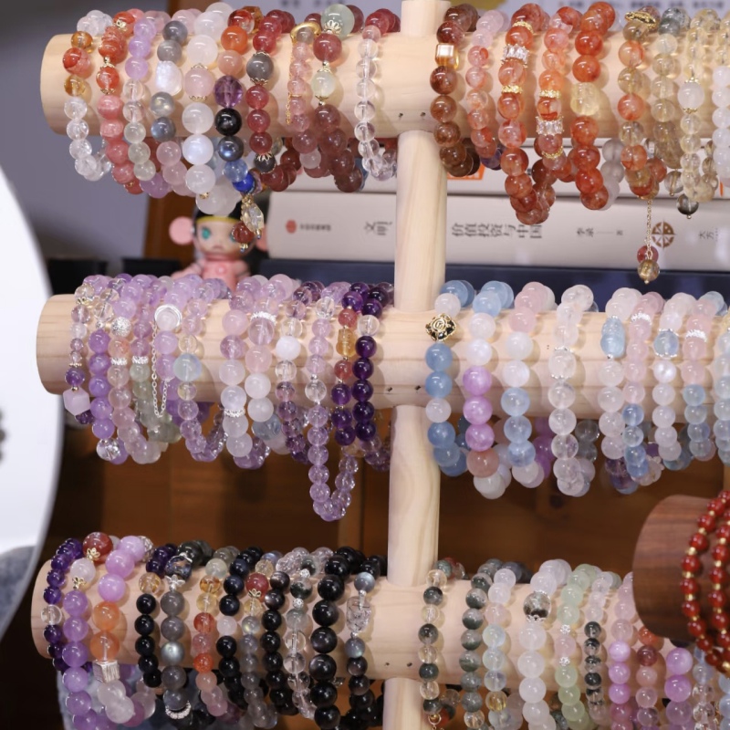 Handmade Beaded Jewelry with Crystal Accents