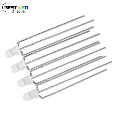 Bi-color LED 3mm Blue Green Common Cathode