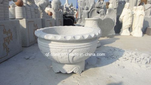 Natural G603/G633 Light Grey Granite for Flower Pot (G-FP09)