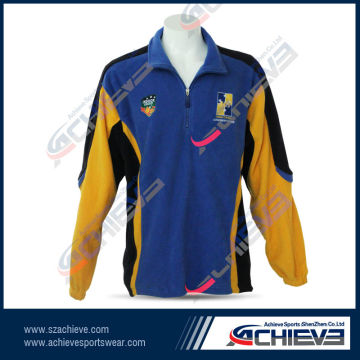 College team exercise jacket with school logo