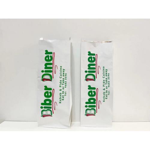 Biodegradable food grade hot dog skewer paper bag