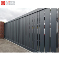 Customized Black Aluminum Garden Security System for Driveway Sliding Gate with Easy Maintenance