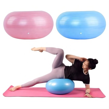 Professional Fitness Equipment: Inflatable Anti-Burst Apple Donut Pilates Yaga Ball for Core Stability and Balance Training