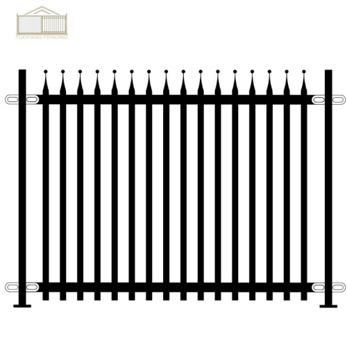 Galvanizada Corrente de Ferro Tubular de Ferro Tubular Cerca de Jardim
