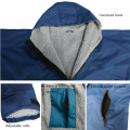 womens waterproof chaging robe with fleece lining