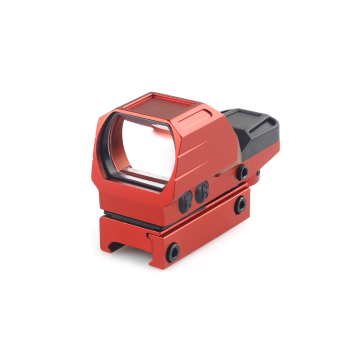 Red Color Hunting Optics: Holographic Red Dot Sight Reflex Scope with 4 Reticles