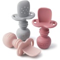 Silicone baby spoon