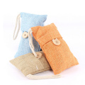 No Leakage Air Purifying Odor Absorber Cotton Twine Bamboo Charcoal Button Hanging Bag Freshener Pouch Practical Living Room 1pc