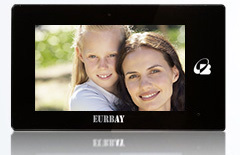TCP/IP Wired 7" TFT Touch Monitor Color Video Door Phone Intercom Doorbell Home Security