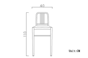 Superior Quality Aluminum Nimitz Bar Chair