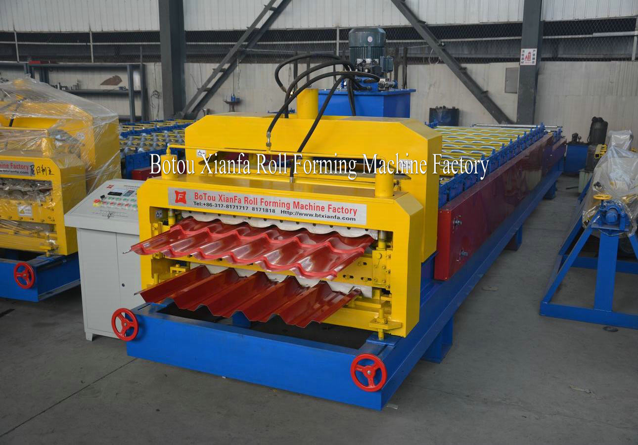 Trapezoidal And Glazed Tile Roofing Making Machine, High Quality ...