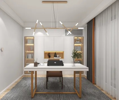 Solid Wooden Bookcase and Lucite Bookcase for Living Room and Office