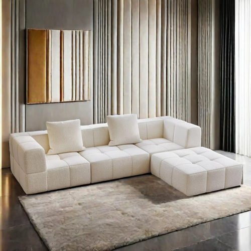 Modern Tufted Compressible Sectional Sofa