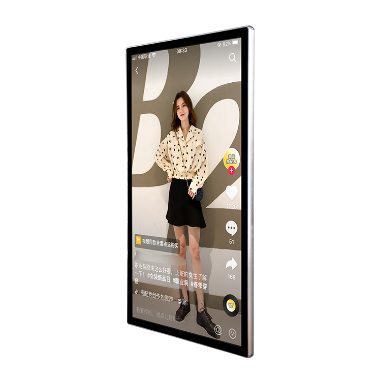 65-inch LCD-aanraakscherm voor mobiele live-uitzendingen