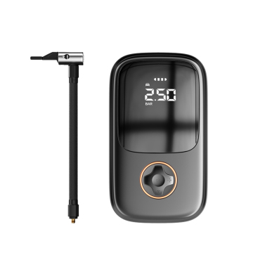Mini Portable Tire Inflator with Emergency Light and Digital Display for Cars
