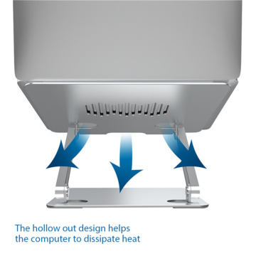 Recomendado altamente soporte de escritorio de aluminio para computadora portátil