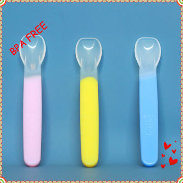 Food Grade long handle silicone spoon