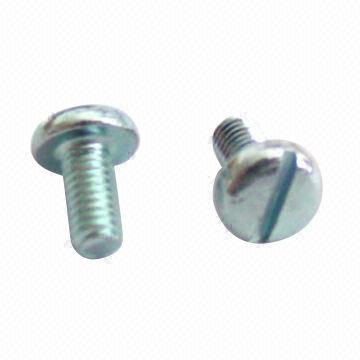 Slotted Pan kepala Mesin skru, DIN 85 Standard