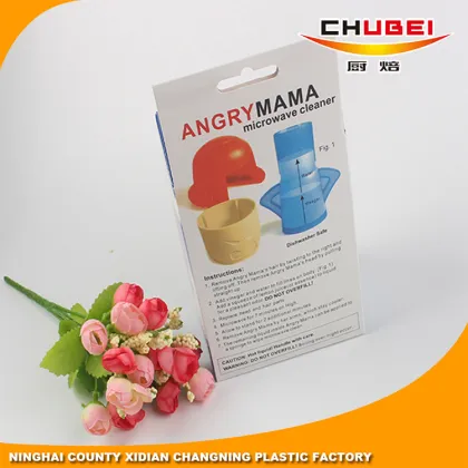 Eco-friendly Portable Plastic Angry Mama Microwave Cleaner