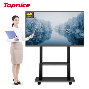 Topnice 98 Inches LCD Smart Board - Interactive Whiteboard for Conferences and Teaching
