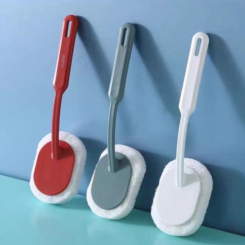 Brosse de lavage de salle de bain à longue poignée