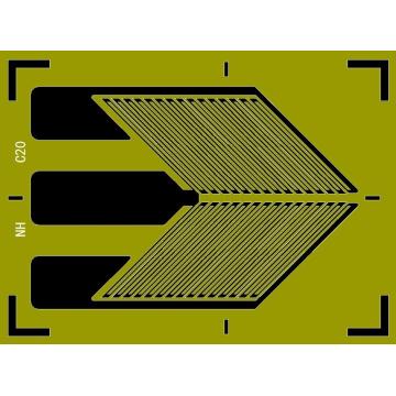 Double shear HA strain gauges