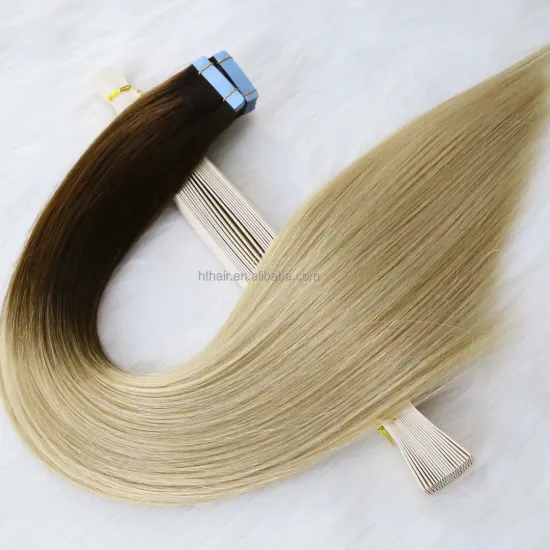 Wholesale 100% Human Ombre Tape Hair Extensions - European Blond