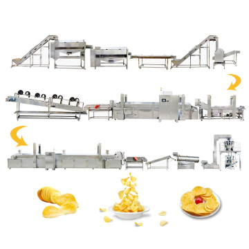 Potato Chips Production Line - TCA 50kg/100kg/300kg Machines & Prices