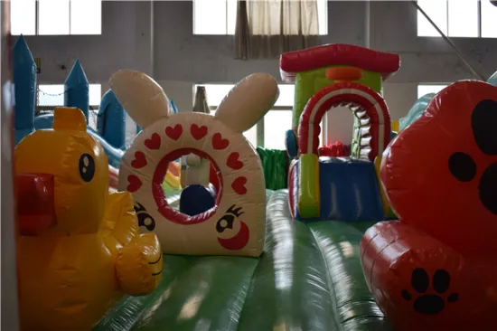 Jumping Slide Bouncer Combo Inflatable Farm Bouncy Castle Unicorn Bounce House for Sale