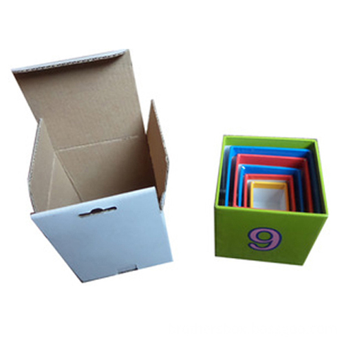 Decorative Cardboard Kids Cube Building Blocks