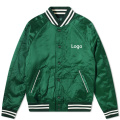 Factory Wholesale Custom Satin Baseball Varsity Jacket