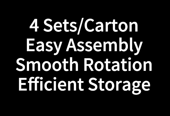 Hardware fittings for 360° rotating cabinets1