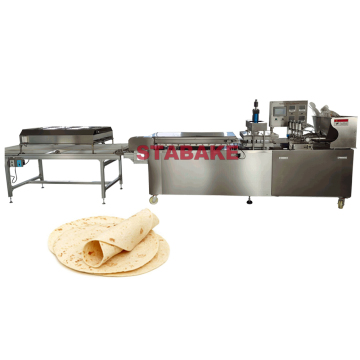 Mesin tortilla tepung otomatis komersial untuk taco dan burrito