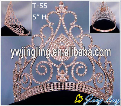 Gold Pageant Crowns Wholesale Tiaras