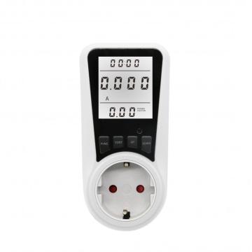 Big LCD Power Meter Socket With EU Plug