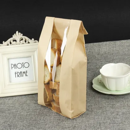 Toast bread bag with logo