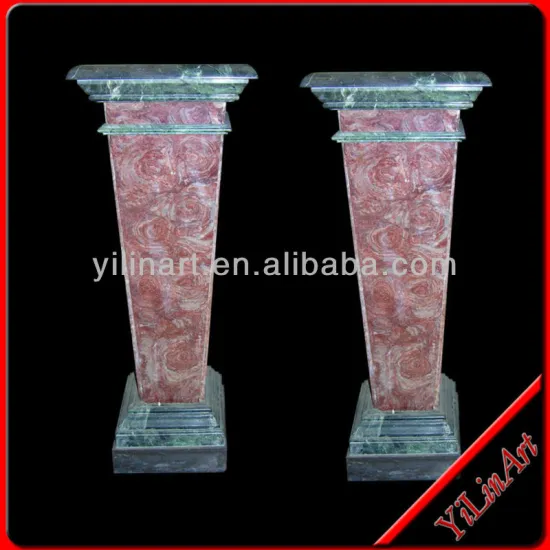 Natural stone hollow roman square pillar design (YL-L172)
